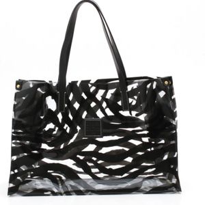 Dooney & Bourke Tiger Striped Vinyl and Leather